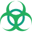 biological risk icon